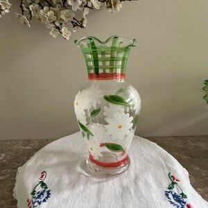 MCM Hand Painted Vase